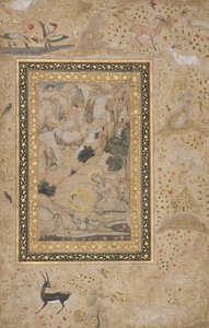 The Virgin Mary Adores the Christ Child by Kesu Das